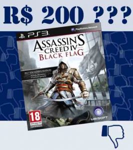 Jogos voltam a custar R$ 200