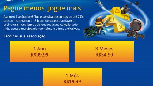 PSN Plus brasileira entre funcionamento