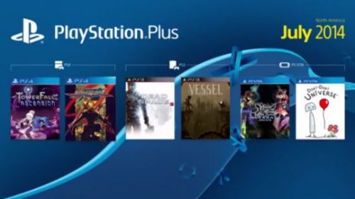 PSN Plus Julho de 2014