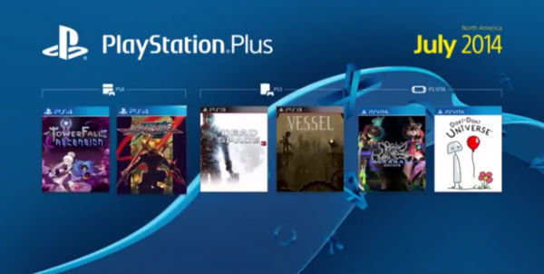 PSN Plus Julho de 2014
