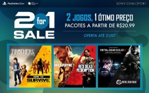 PlayStation Store lança promoção 2 por 1