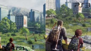 Comparação entre The Last of Us do PS4 e PS3
