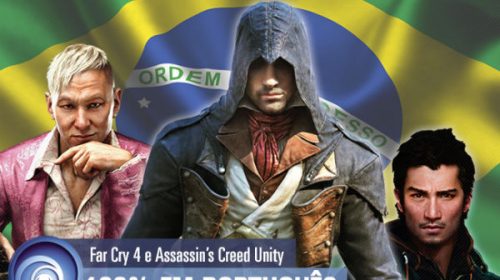 Ubisoft irá localizar seus games para o Brasil