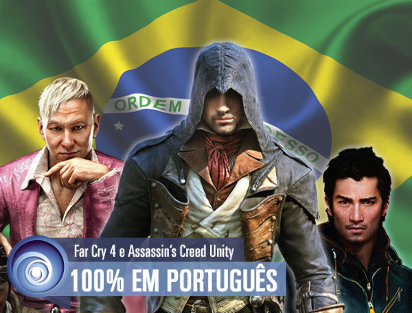 Ubisoft irá localizar seus games para o Brasil