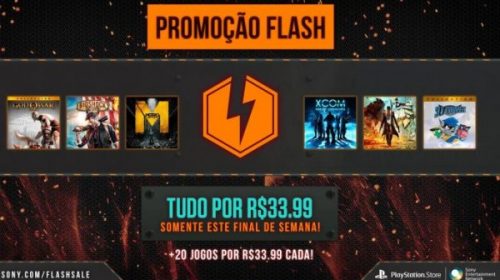 Flash Sale dá descontos somente neste final de semana