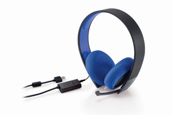 Silver Wired Stereo Headset