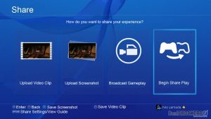 Como vai funcionar o Share Play?