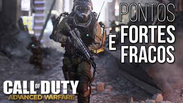 Pontos fortes e fracos de COD: Advanced Warfare