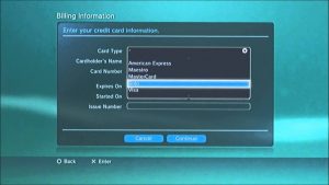 A PSN BR não está aceitando cartões de crédito