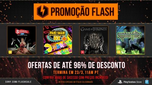 Promoção Relâmpago na PSN neste fim de semana