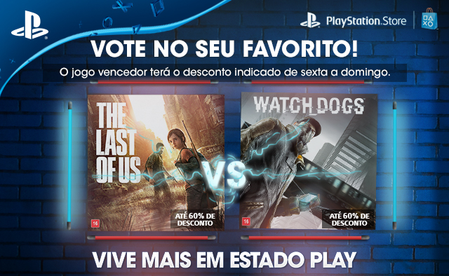Escolha: The Last of Us ou Watch Dogs
