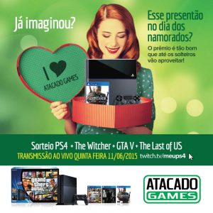 Ganhe um PS4 – Campanha Meu Amor Merece!