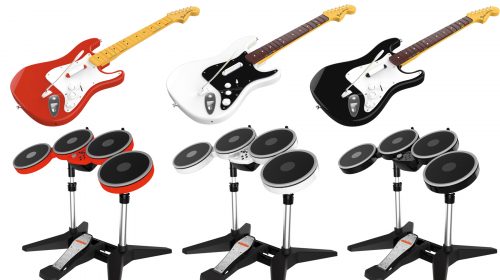 Instrumentos antigos serão compatíveis com Rock Band 4