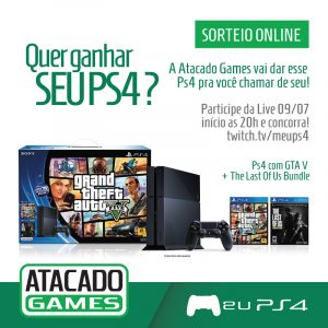 Ganhe um PS4 – Campanha a Atacado aquece seu inverno