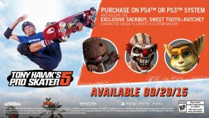 THPS 5 terá conteúdos exclusivos para PlayStation