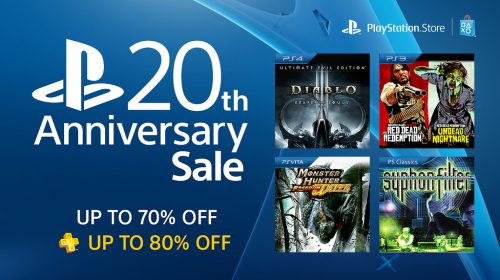 Sony anuncia PlayStation 20th Anniversary Sale na PSN