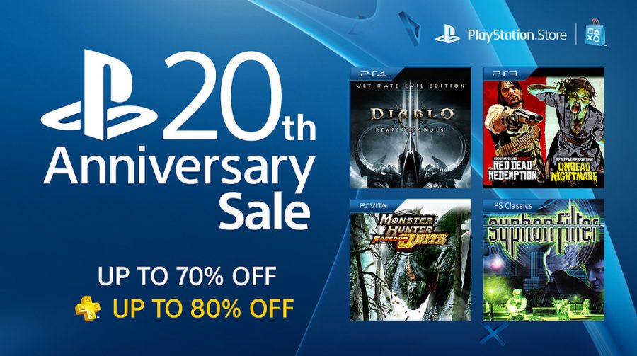 Sony anuncia PlayStation 20th Anniversary Sale na PSN