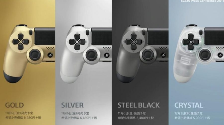 Sony anuncia novas cores para o DualShock 4