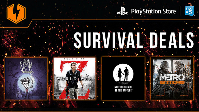 Promoção Relâmpago na PSN: Jogos de sobrevivência
