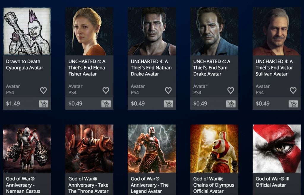 Avatares para o PlayStation 4 finalmente a Sony lança possibilidade