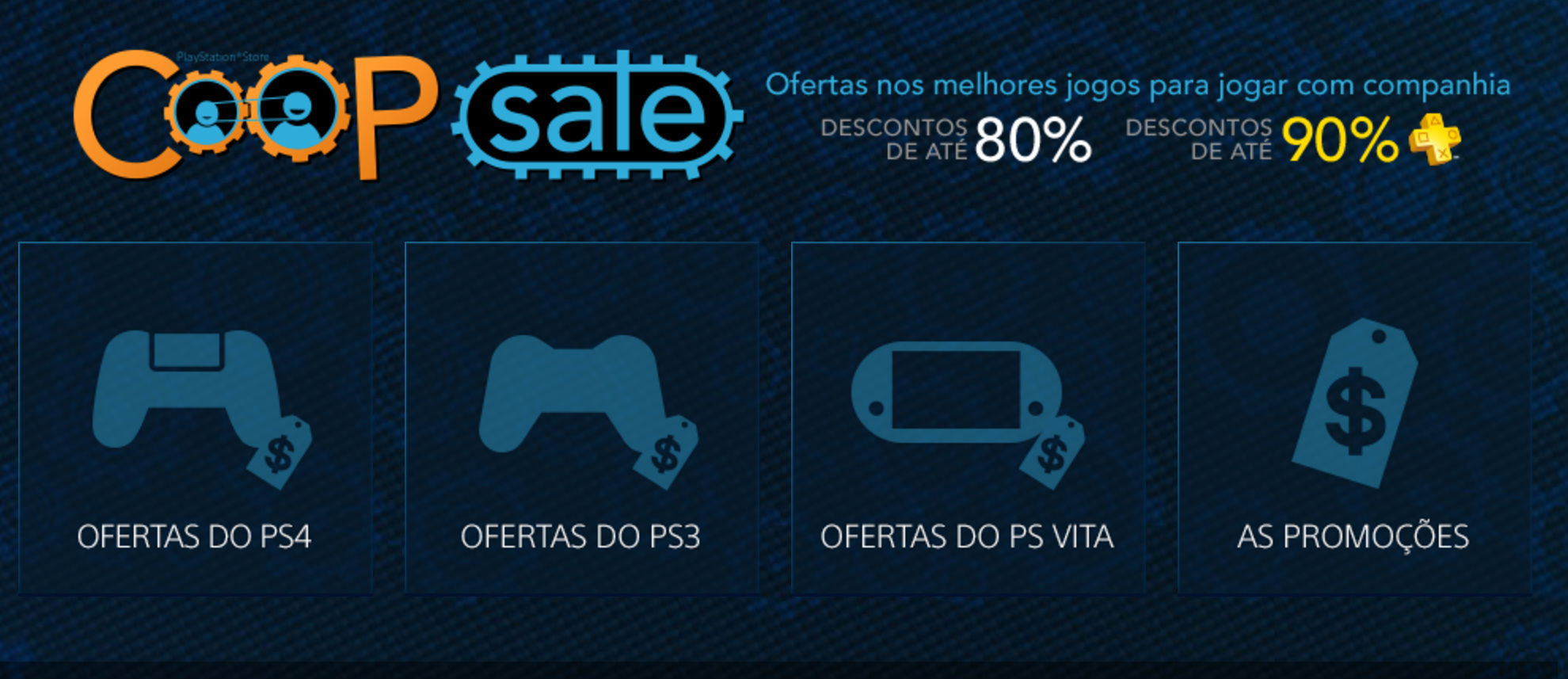 PlayStation Store tem jogos com desconto de até 90%