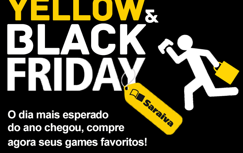 Na Saraiva, a Black Friday é dos Games