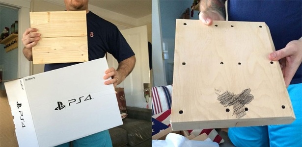 Garoto ganha PS4 de Natal mas recebe caixa de madeira