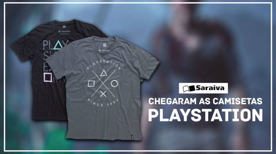 Chegaram as camisetas PlayStation - Confira os modelos!