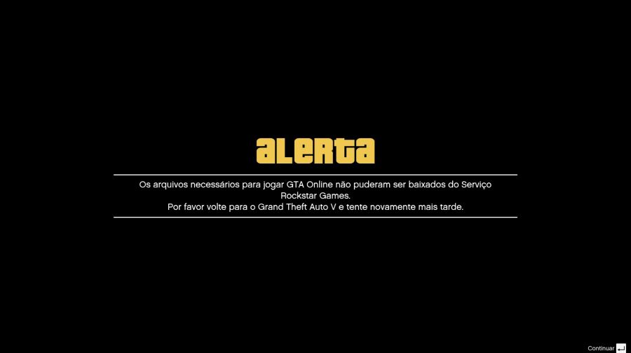 Servidores de GTA Online no PS4 passam por manutenção