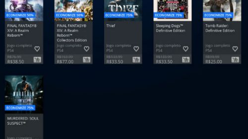 Sony anuncia Square Enix Sale na PlayStation Store