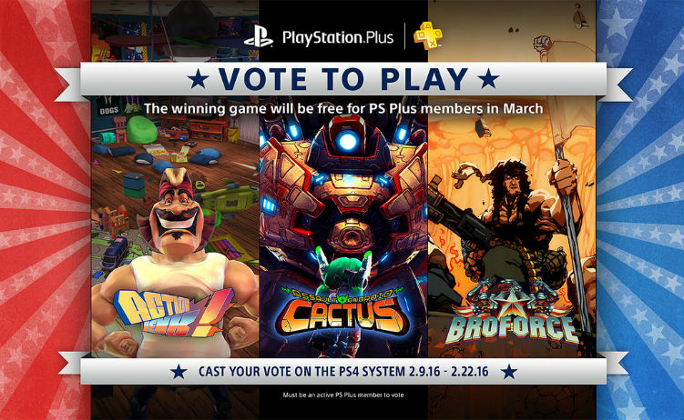Vote to Play está de volta! Escolha um dos jogos de março!