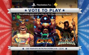 “Vote to Play” está de volta! Escolha um dos jogos de março!