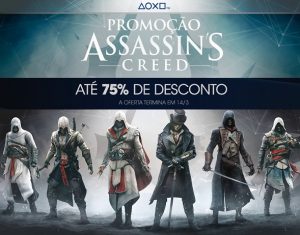 Jogos Assassin’s Creed estão em promoção na PS Store