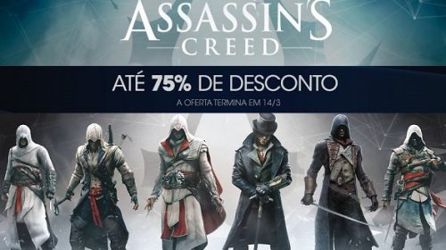 Jogos Assassin's Creed estão em promoção na PS Store