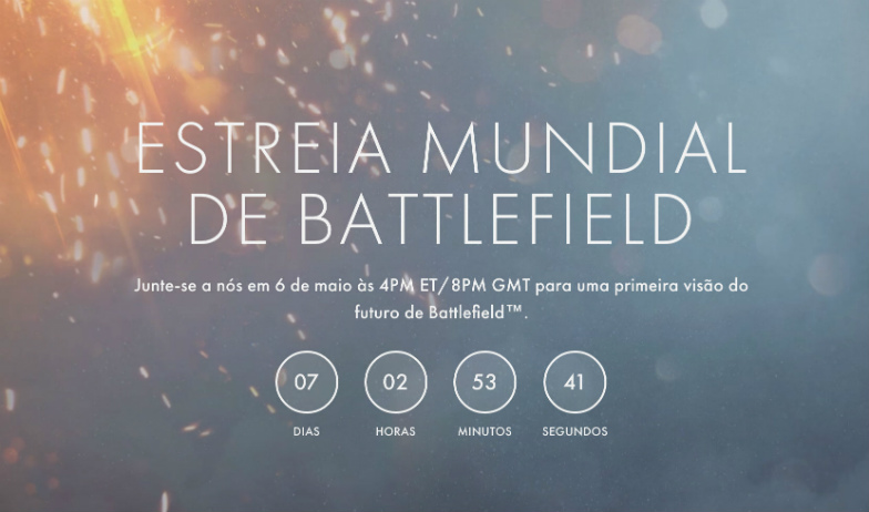Novo Battlefield será anunciado na próxima semana