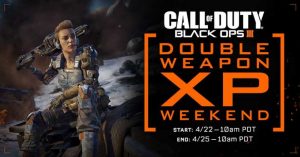 CoD: Black Ops III terá evento de XP duplo este fim de semana