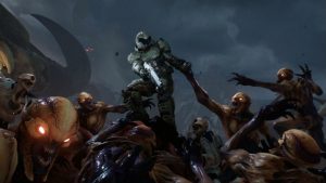 Trailer de lançamento de DOOM mostra jogo brutal