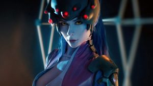 Cosplay incrível de Widowmaker, de Overwatch