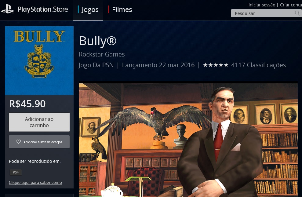 Clássico jogo 'Bully' agora está disponível para iPhone e iPad na App Store