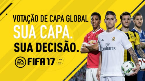 Gamers decidirão capa de Fifa 17: Martial, Hazard, Reus ou James