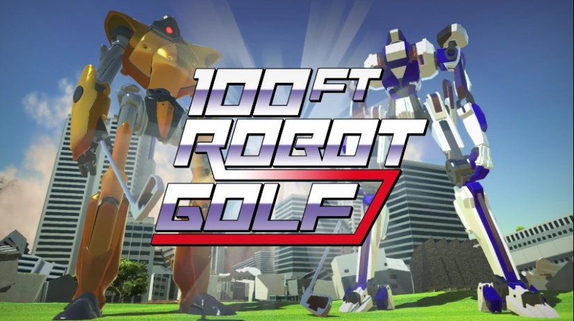 100ft Robot Golf: novo game do PS4 tem data para chegar