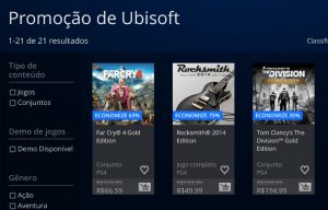Jogos da Ubisoft estão em promoção na PSN; confira jogos