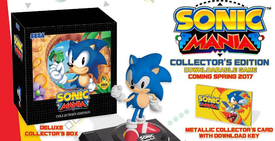 Sonic Mania contará com uma espetacular edição especial