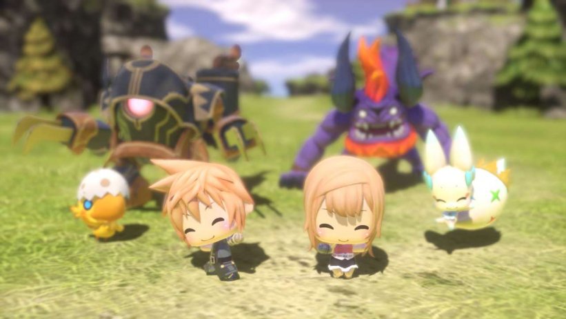 World of Final Fantasy mostra todo seu charme em novo vídeo