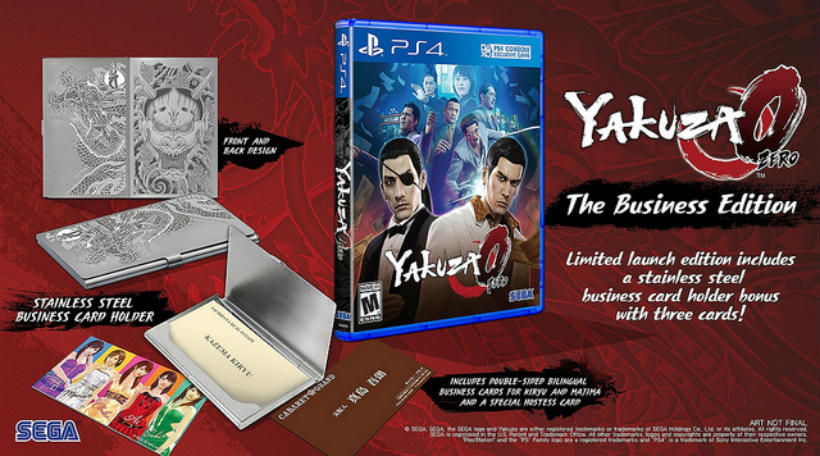 SEGA confirma edição especial de Yakuza 0; Pré-venda liberada