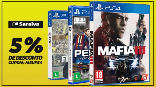 Saraiva oferece bons descontos em jogos de PS4; veja lista