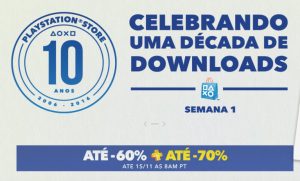 Sony lança promoção “Uma década de downloads” na PSN; veja
