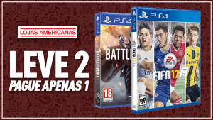 Lojas Americanas lança promoção em games: Leve 2, pague 1!