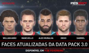 Konami revela primeiros detalhes do Data Pack 3.0 para o PES 2017