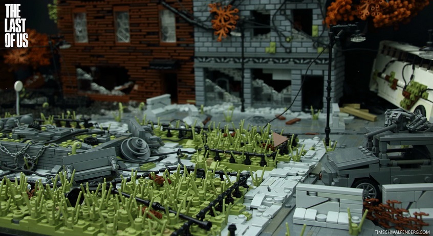 Incrível! artista cria diorama de The Last of Us com peças de LEGO